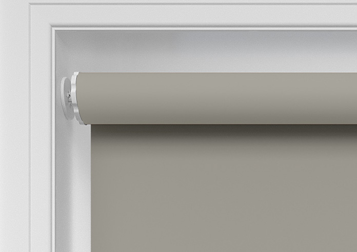Trinity (Blackout), Oyster Grey - Twist&Fit Roller Blind - Image 10